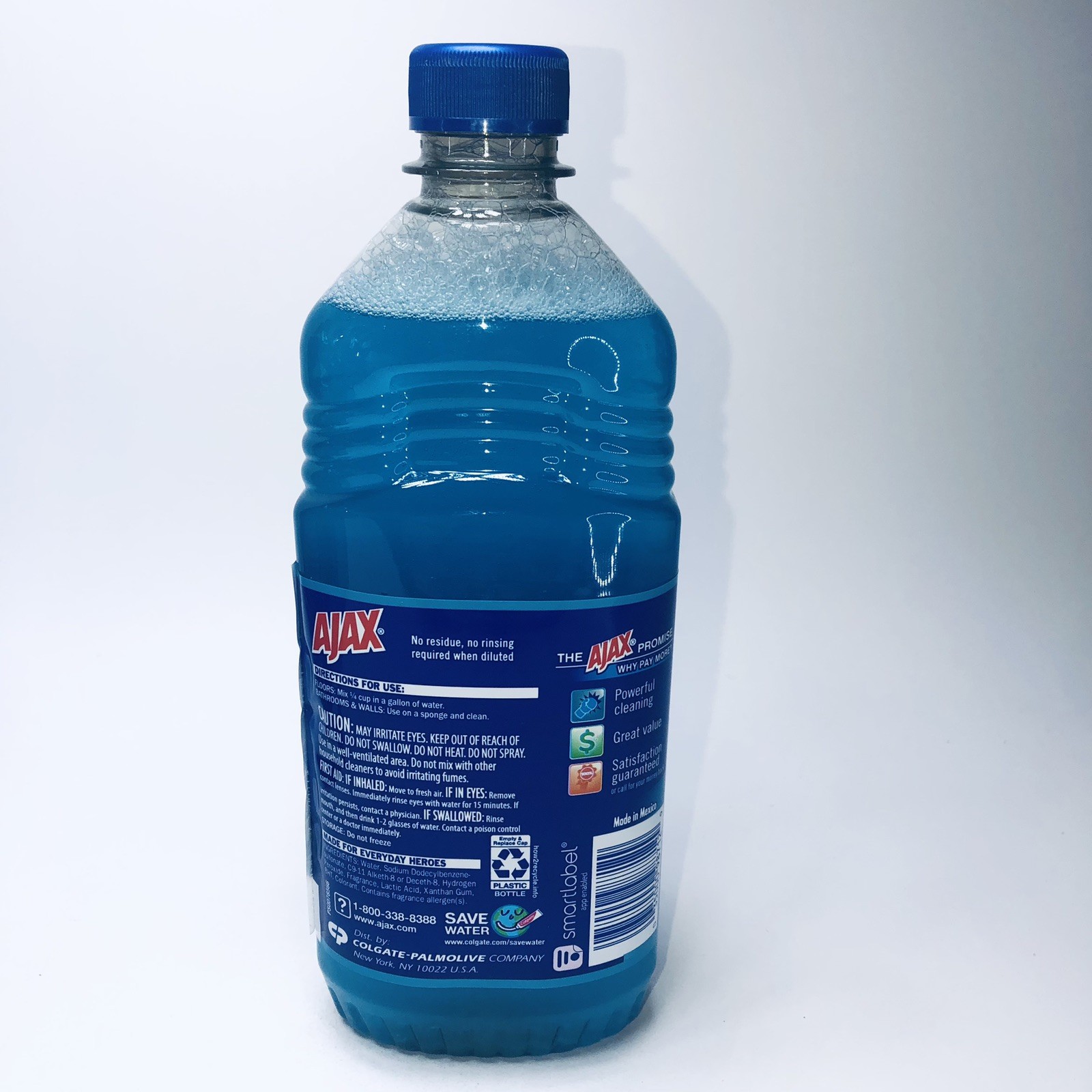 Ajax Lasting FRESH BATHROOM All Purpose Cleaner 16.9 oz ea No Residue 6 Bottles
