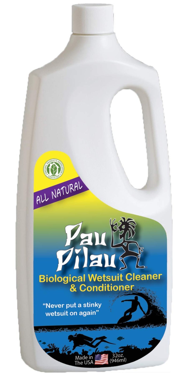 Pau Pilau Wet Suit Cleaner, 32-Ounce – 901004