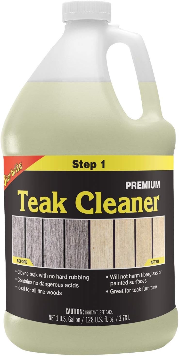 Multi-Purpose Teak Cleaner – Perfect for Wood Restoration – 128 Fl Oz