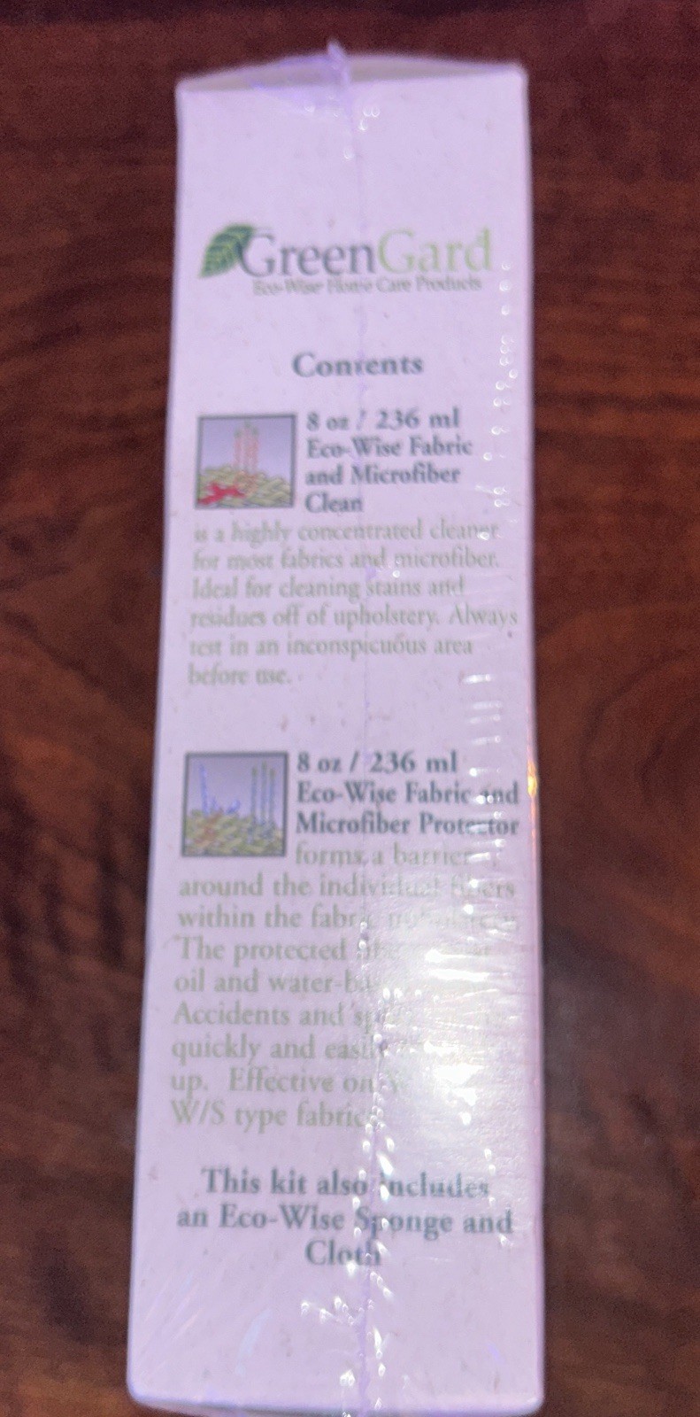 Green Gard Eco-Wise Home Care Furniture Fabric & Microfiber Cleaner New Sealed