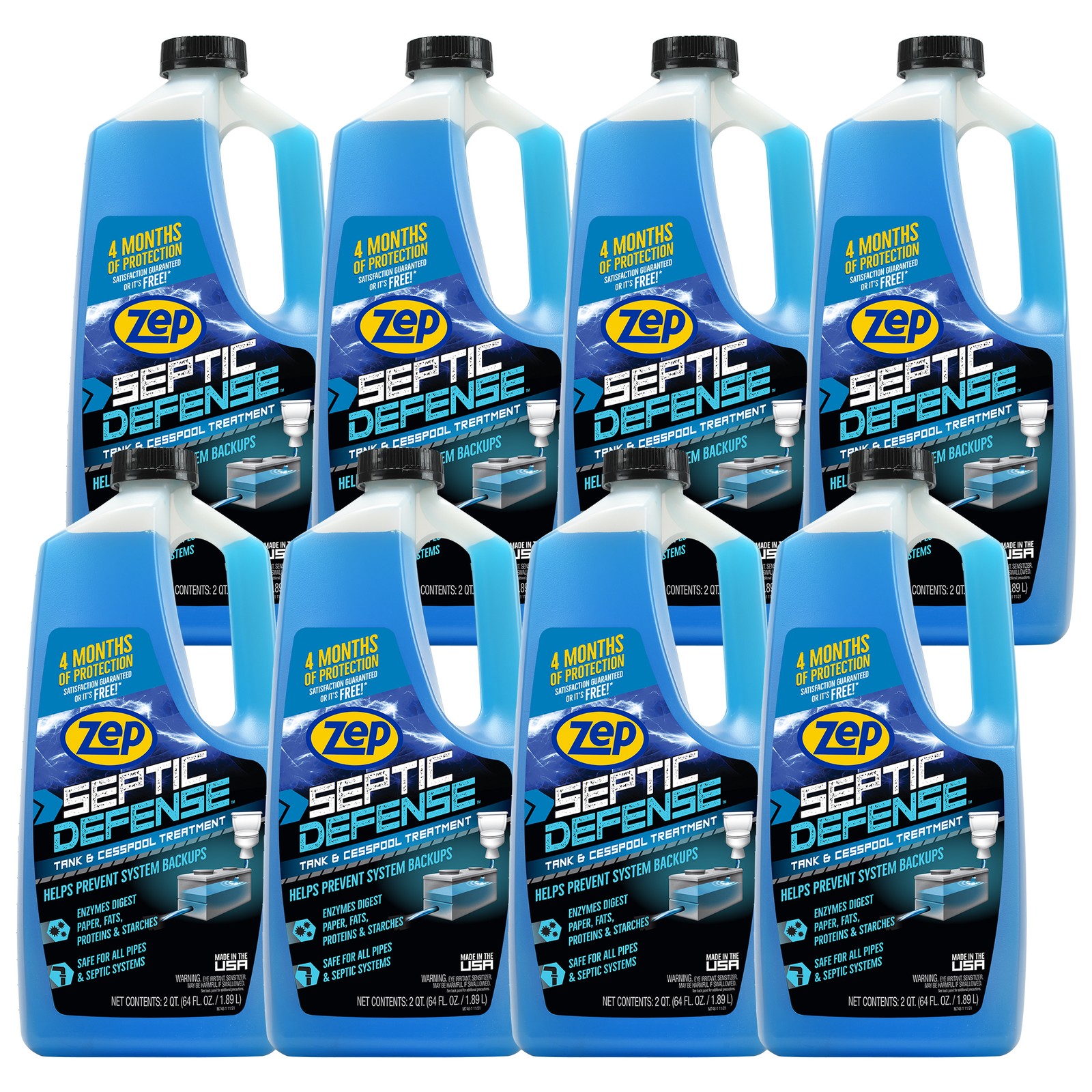 Zep Septic System and Cesspool Treatment Liquid – 64 Oz – ZLST648