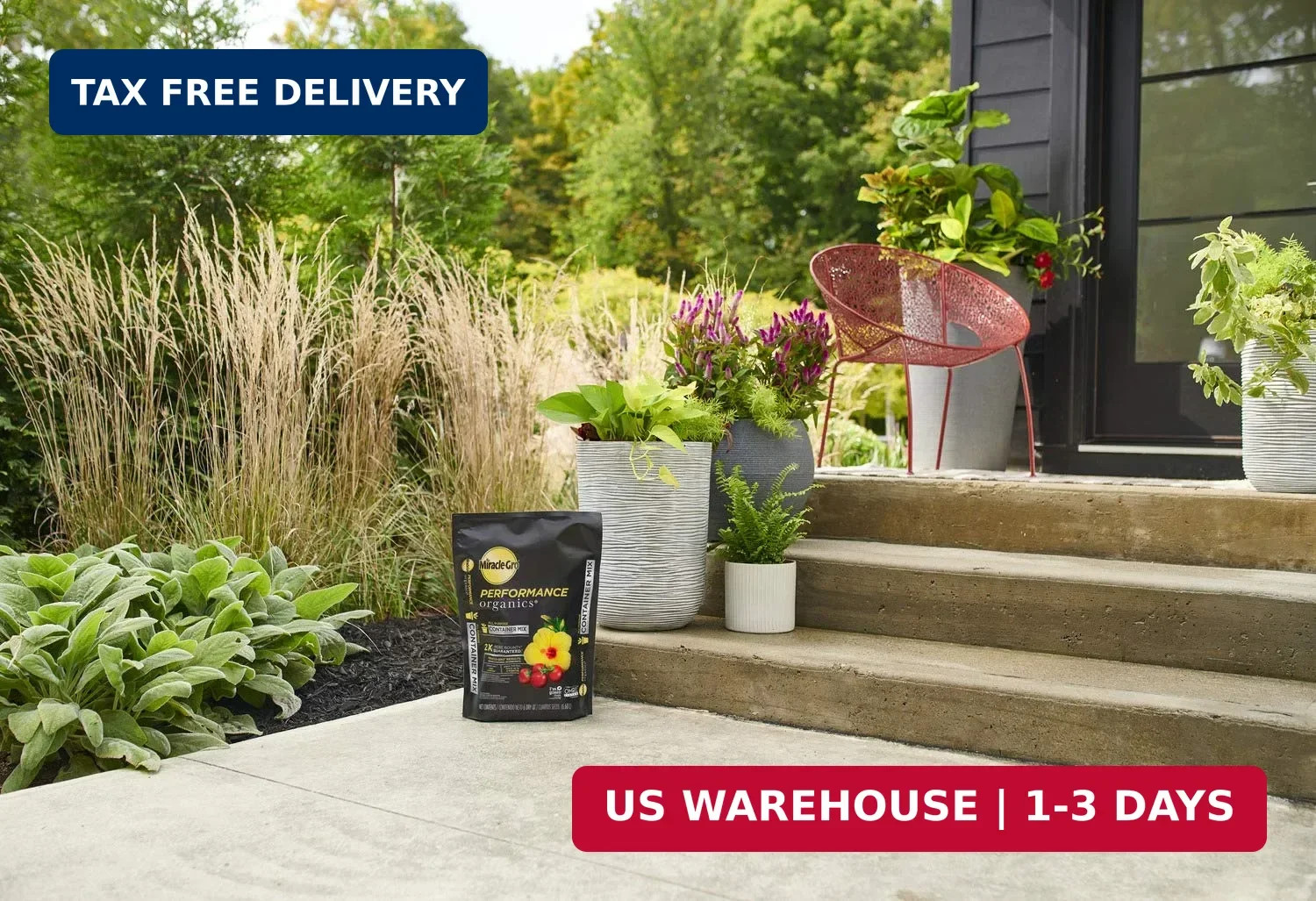 Miracle-Gro Performance Organics All Purpose Container Mix, 6 qt. – Organic, All