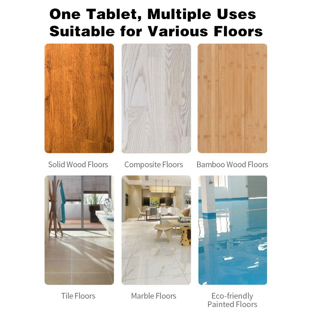30/100X Floor Cleaning Tablets for Mopping, Multi-surface Floor Cleaning Tablets