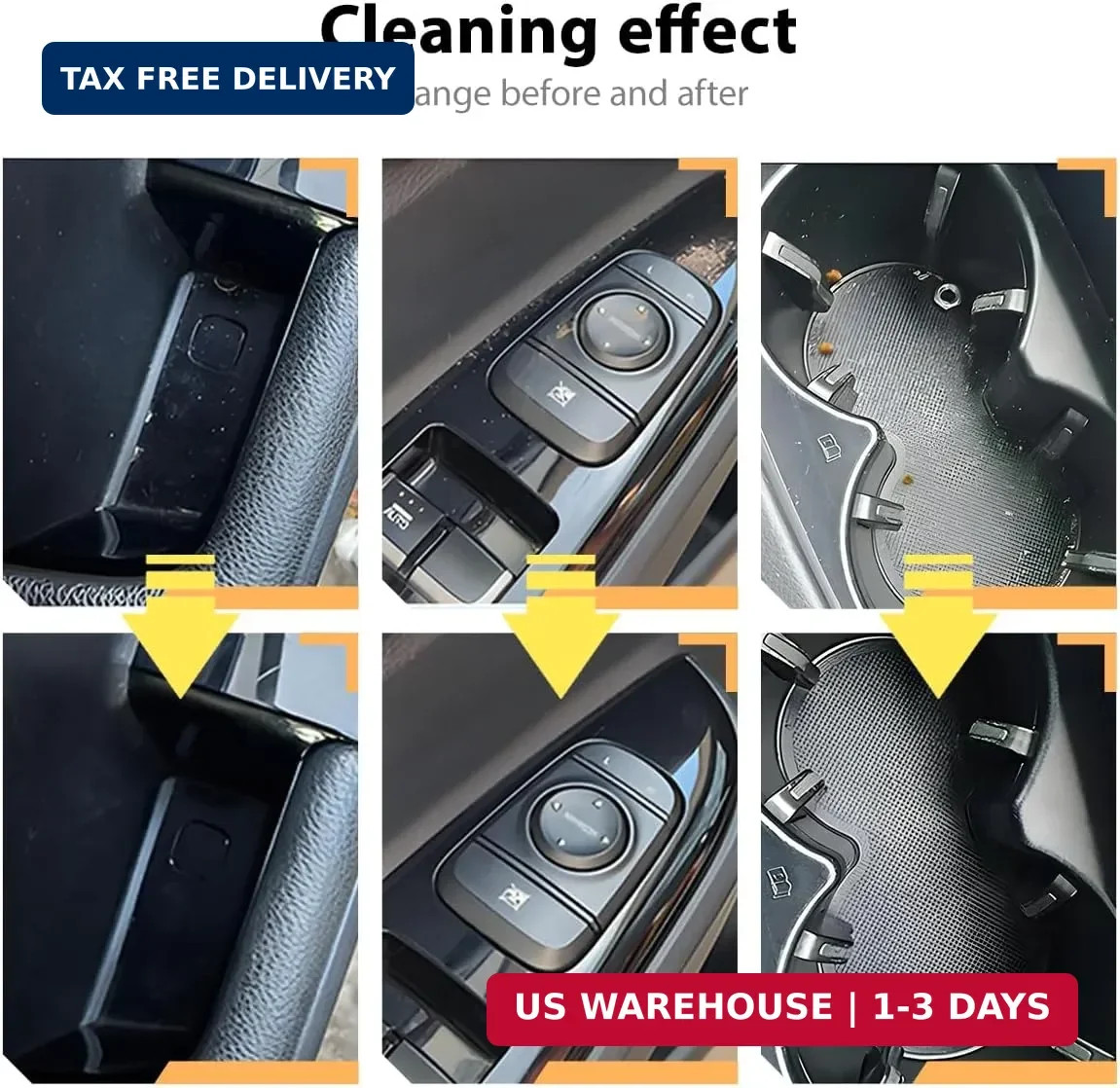 Car Cleaning Gel, Reusable Vehicle Air Vent Crevice Detailing Putty, Automotive