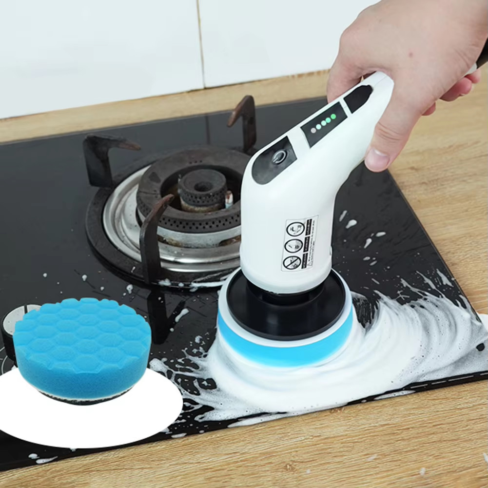 Electric Spin Scrubber Cordless Cleaning Brush Portable Shower Cleaning Brush