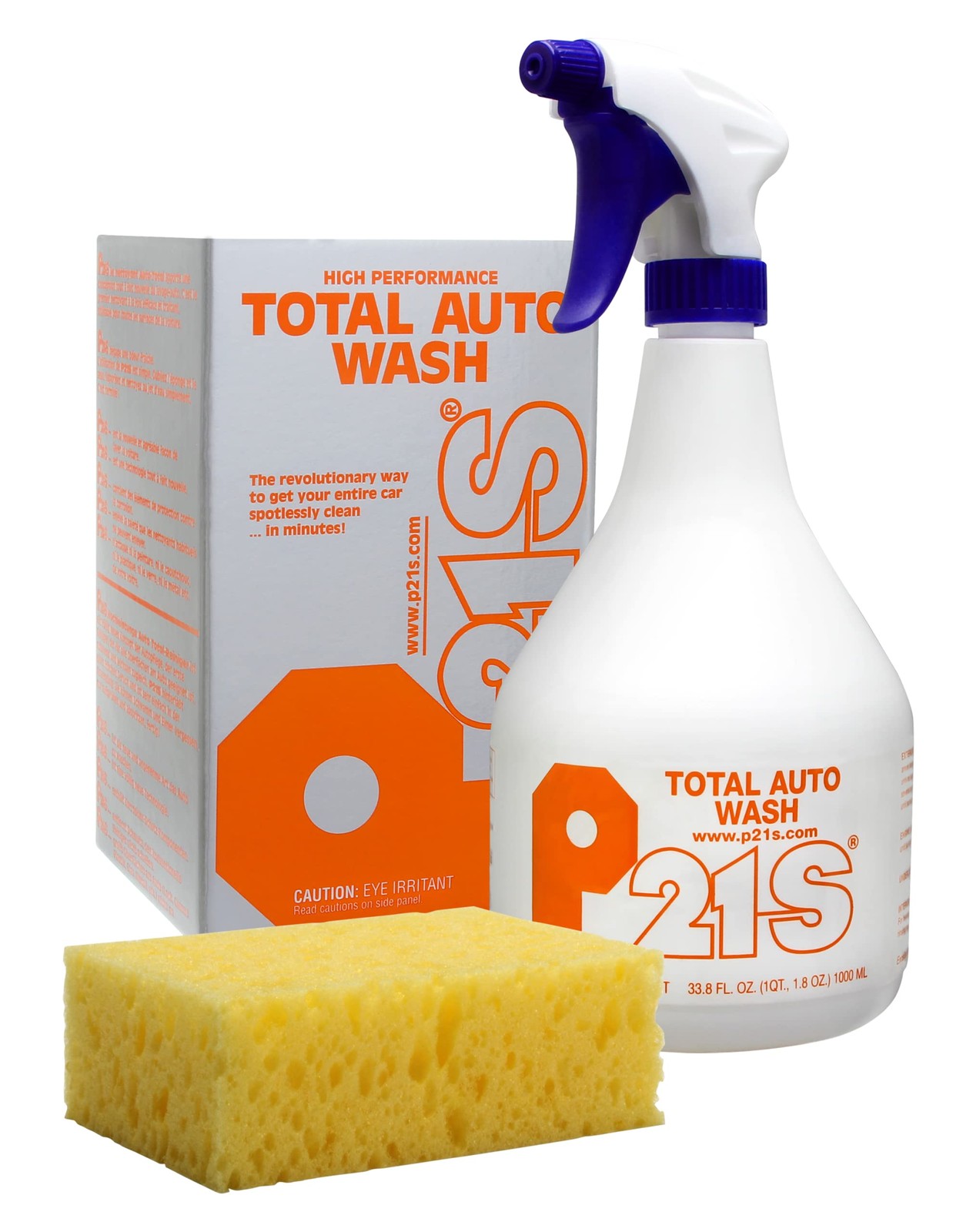 P21S 13001B Auto Wash W/Sprayer, 1000 ml, White Sprayer