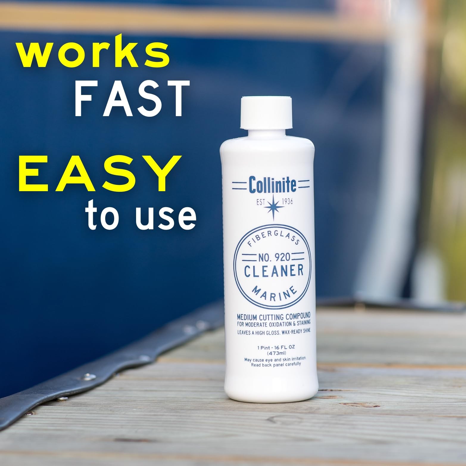 920 Cleaner-Marine/RV Stain, Water Spot & Oxidation Remover. Easy to Use Heav…