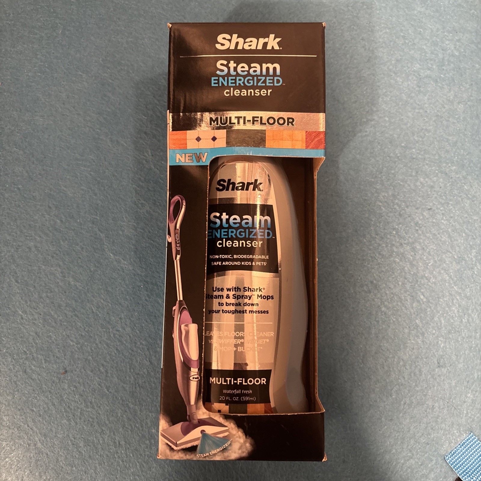 Shark Steam Energized Cleanser Multi-Floor Waterfall Fresh 20oz Discontinued New
