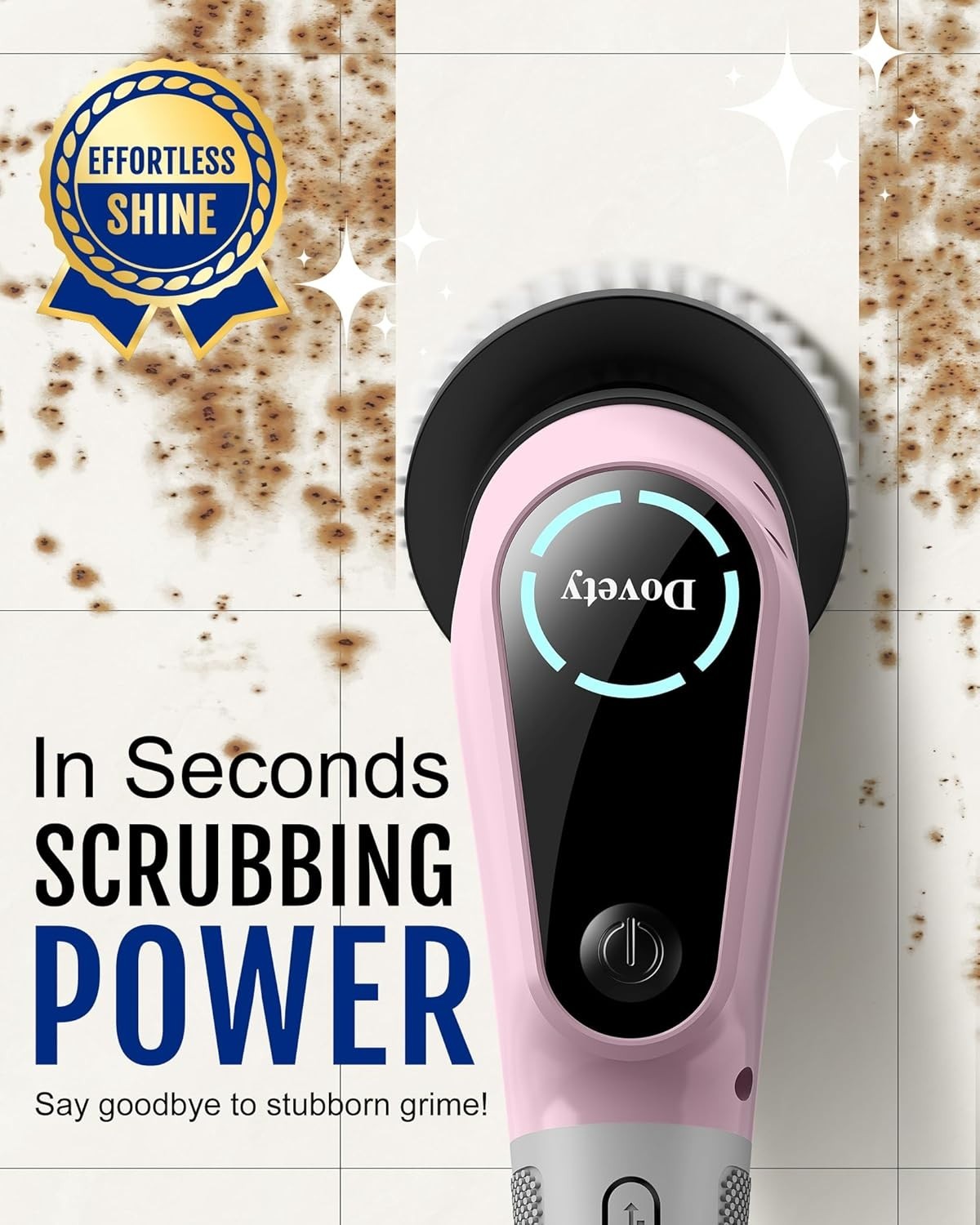 Dovety 9 In 1 Electric Spin Scrubber Cordless Cleaning Brush Scrubber CB-02