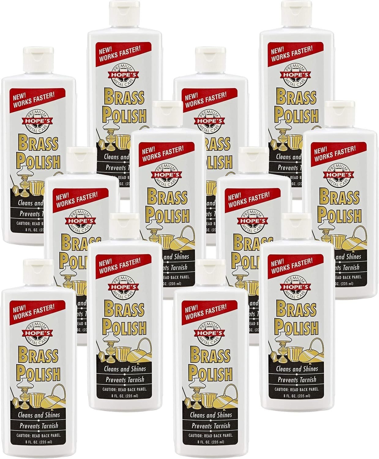 Safe Brass and Copper Cleaner, 8 oz – Pack of 12