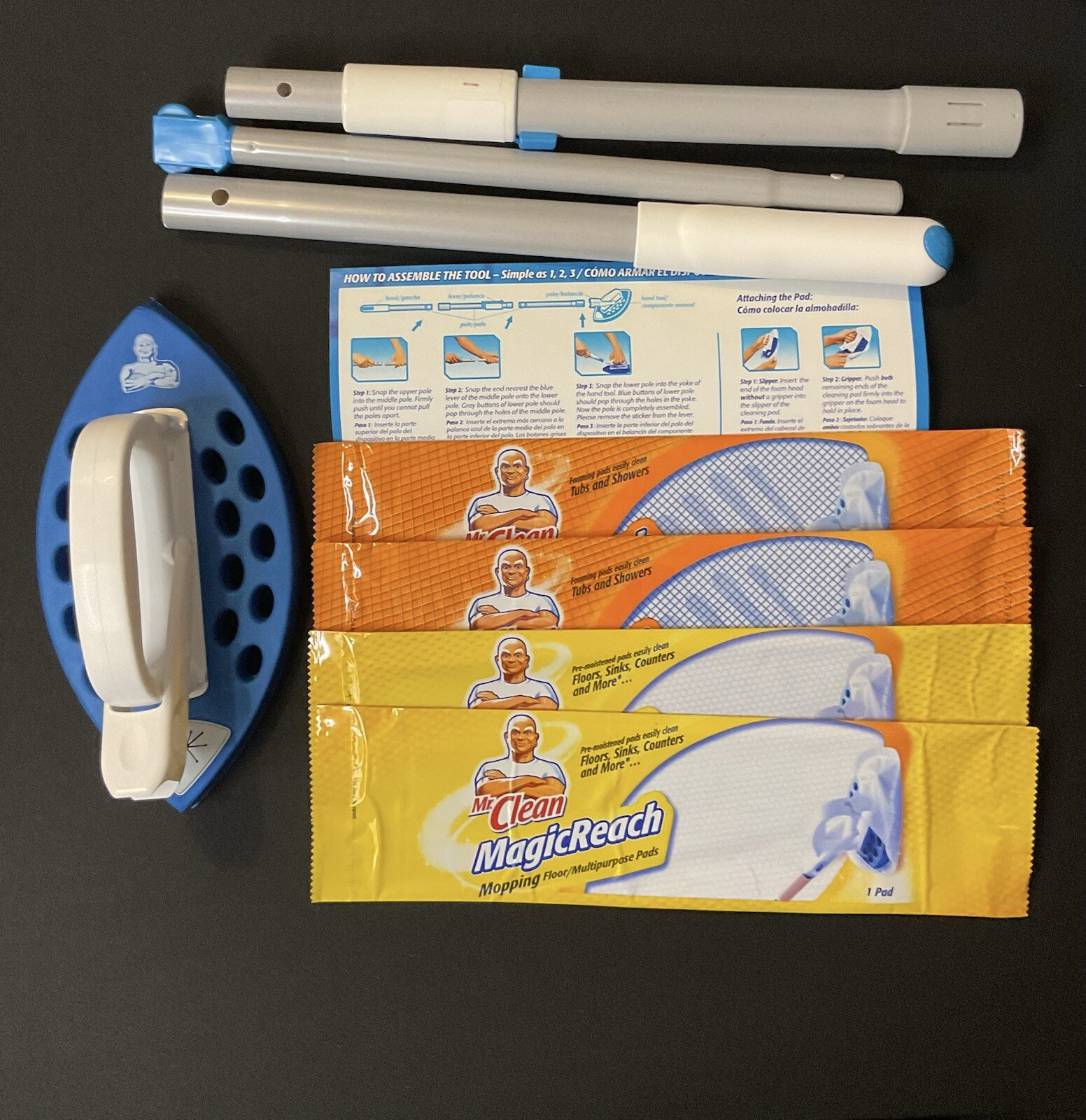 MR. CLEAN MAGIC REACH BATHROOM CLEANER STARTER KIT DISCONTINUED NEW OPEN BOX