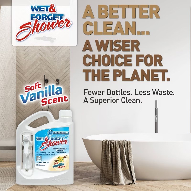 Shower Cleaner – Vanilla Scent – 64 fl oz