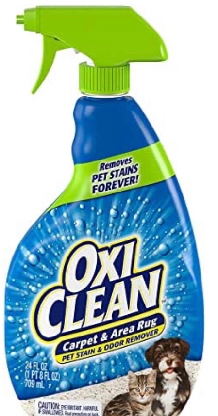 OxiClean Carpet & Area Rug Pet Stain & Odor Remover, 24oz..