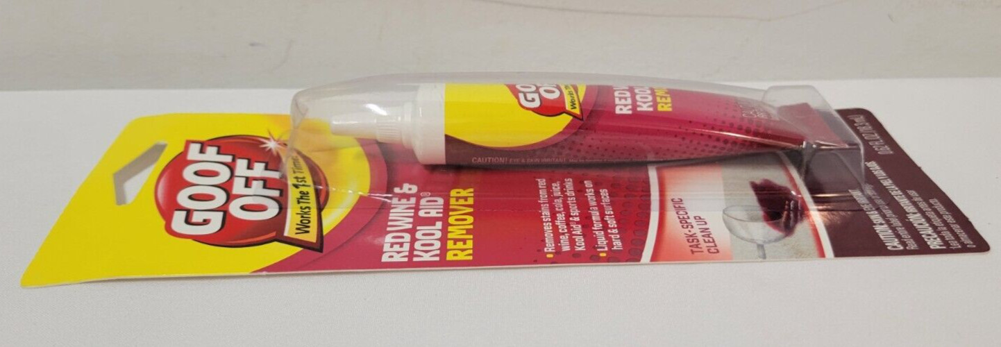 Goof Off Red Wine & Kool Aid Stain Remover .62 oz Coffee Cola Juice Sport Drinks