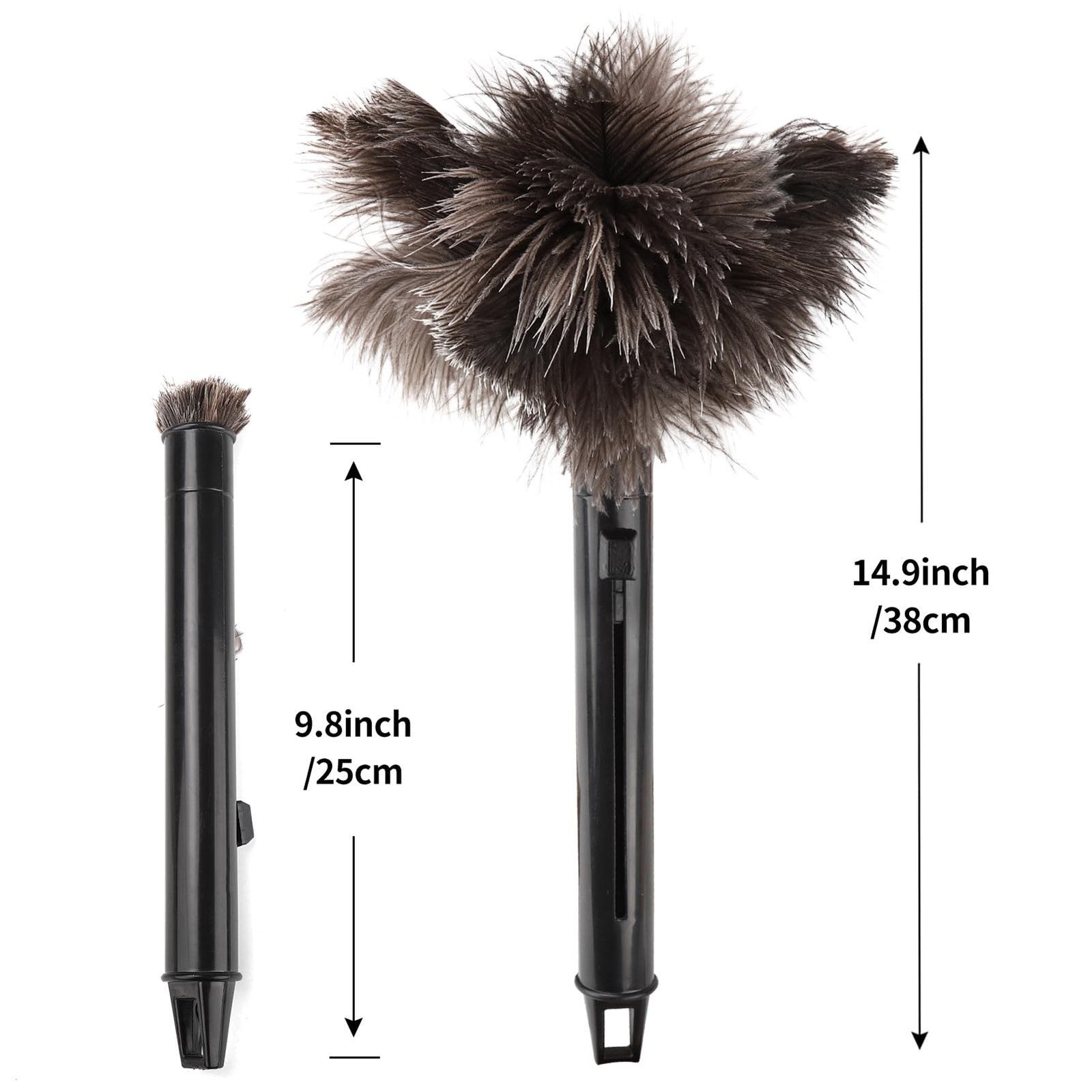 Retractable Feather Duster-Genuine Ostrich Style a – 1 Pcs