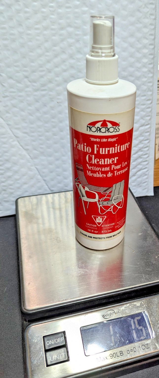 Norcross 16oz Patio Furniture Cleaner: Vinyl, Auto, Umbrellas, Resin, Fiberglass
