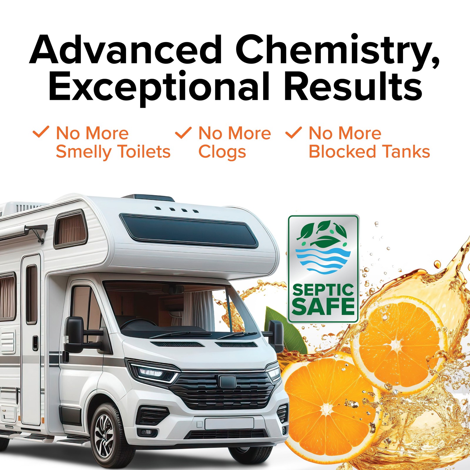 TST MAX RV Toilet Treatment, Ultra-Concentrated Formula, 32oz, Orange (41192)