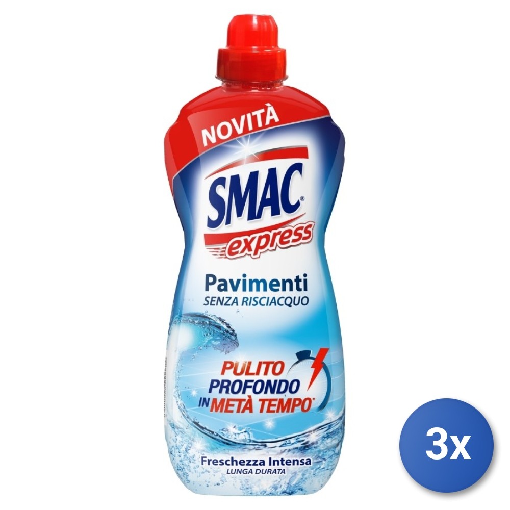 3X Smac Express Floors 1000 Ml. Intense Freshness