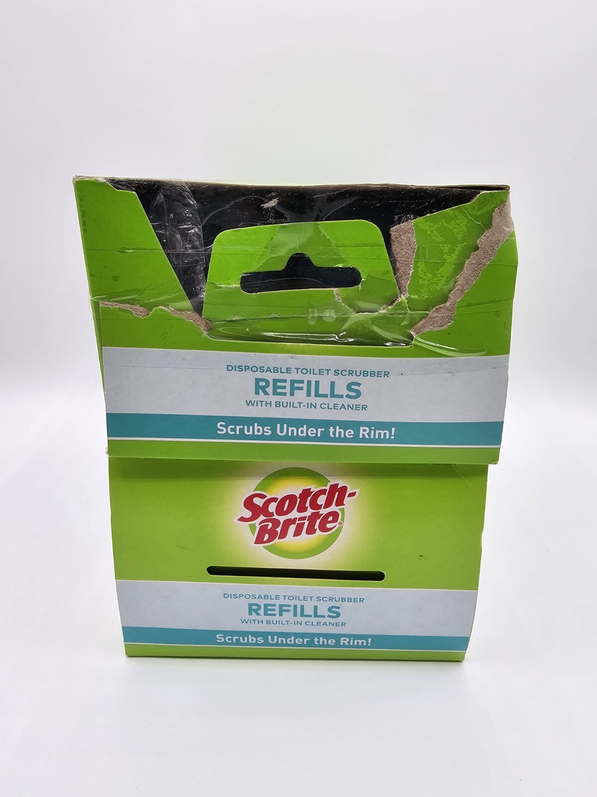 Lot Of 2)12PK Scotch Brite Disposable Scrubber Refills Removes Rust &Hard Water