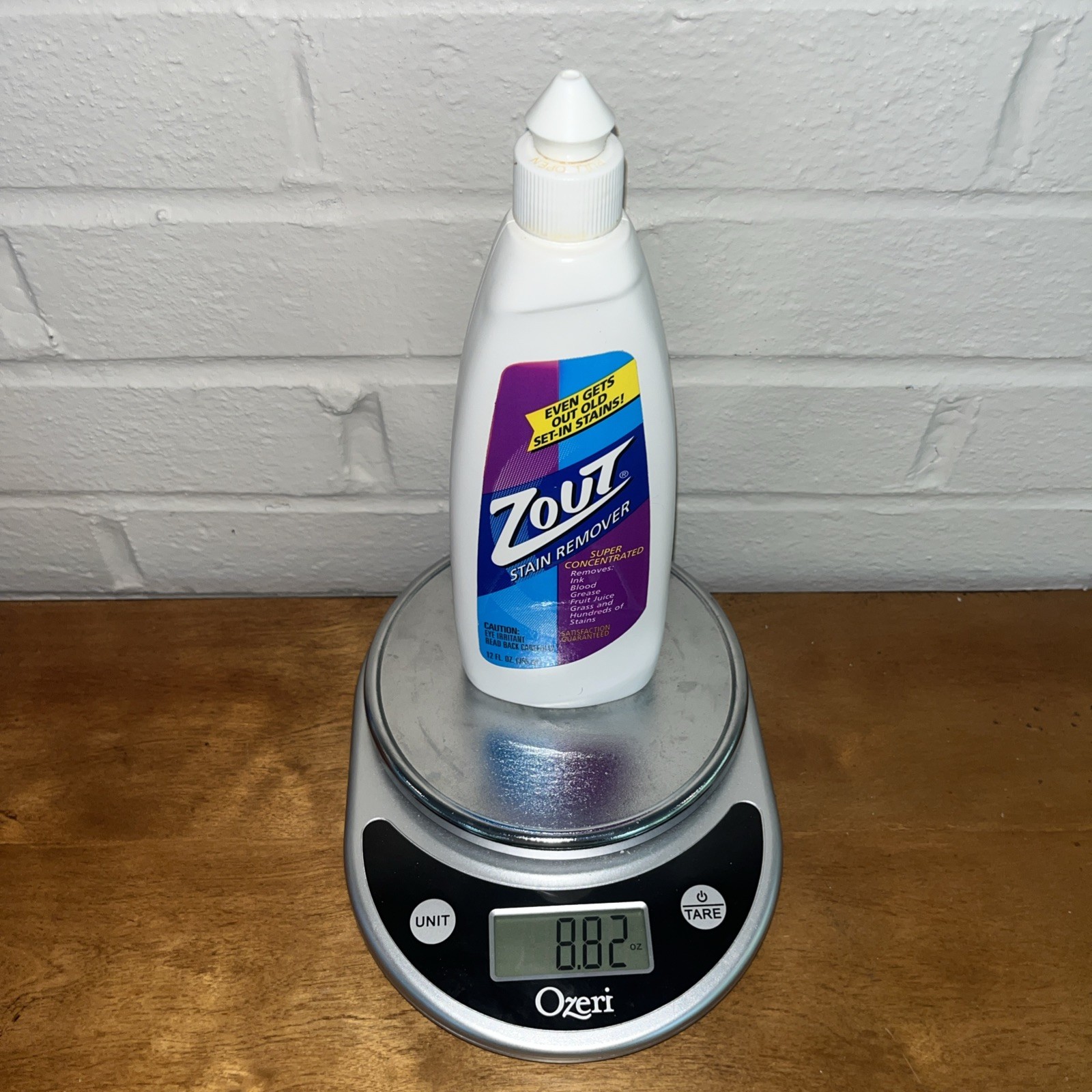 Zout Stain Remover Super Concentrated Original Formula 12oz Older Version