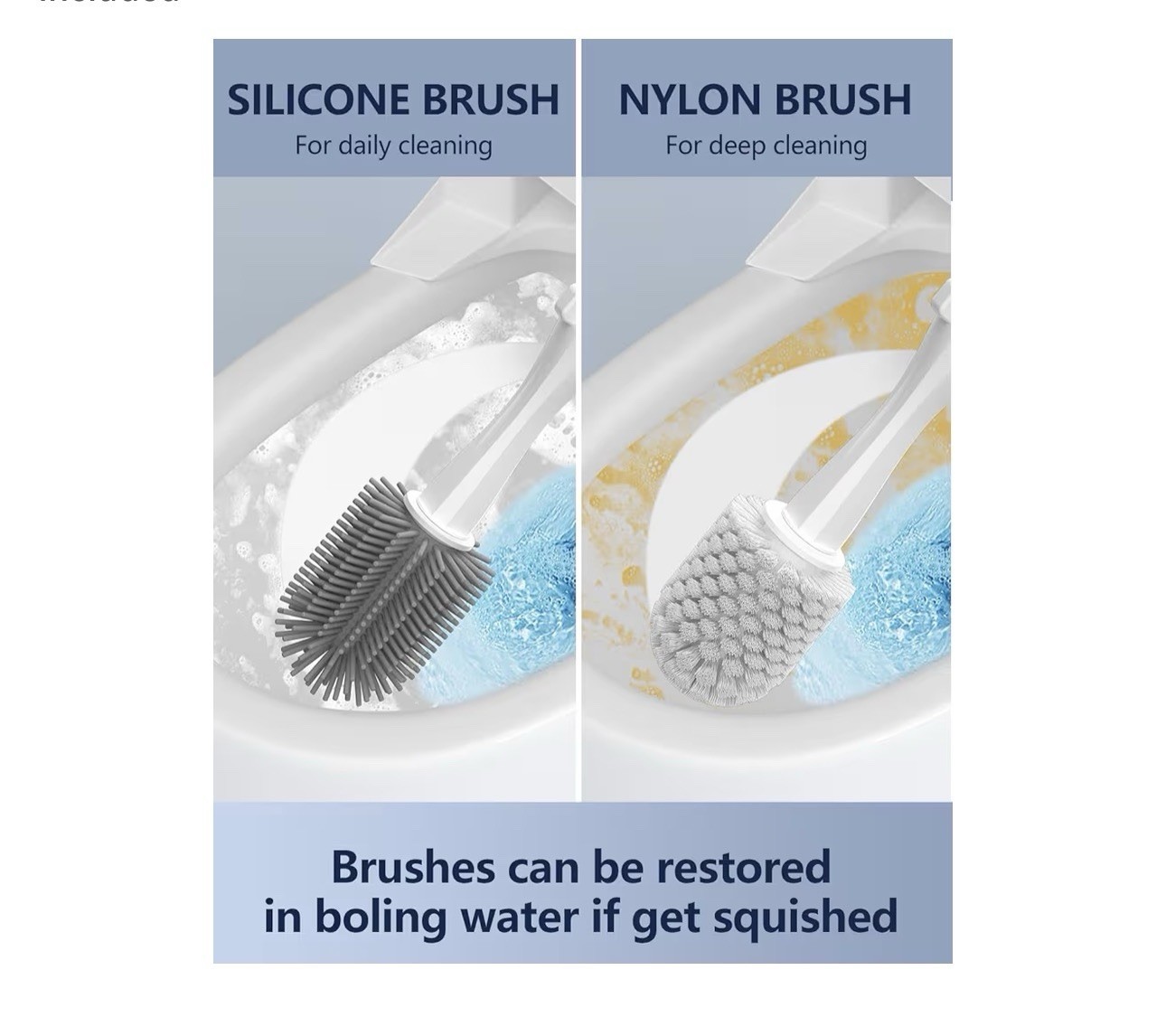 24 Wand Refills and Replaceable Brush Heads Kit for Leebein HK-047