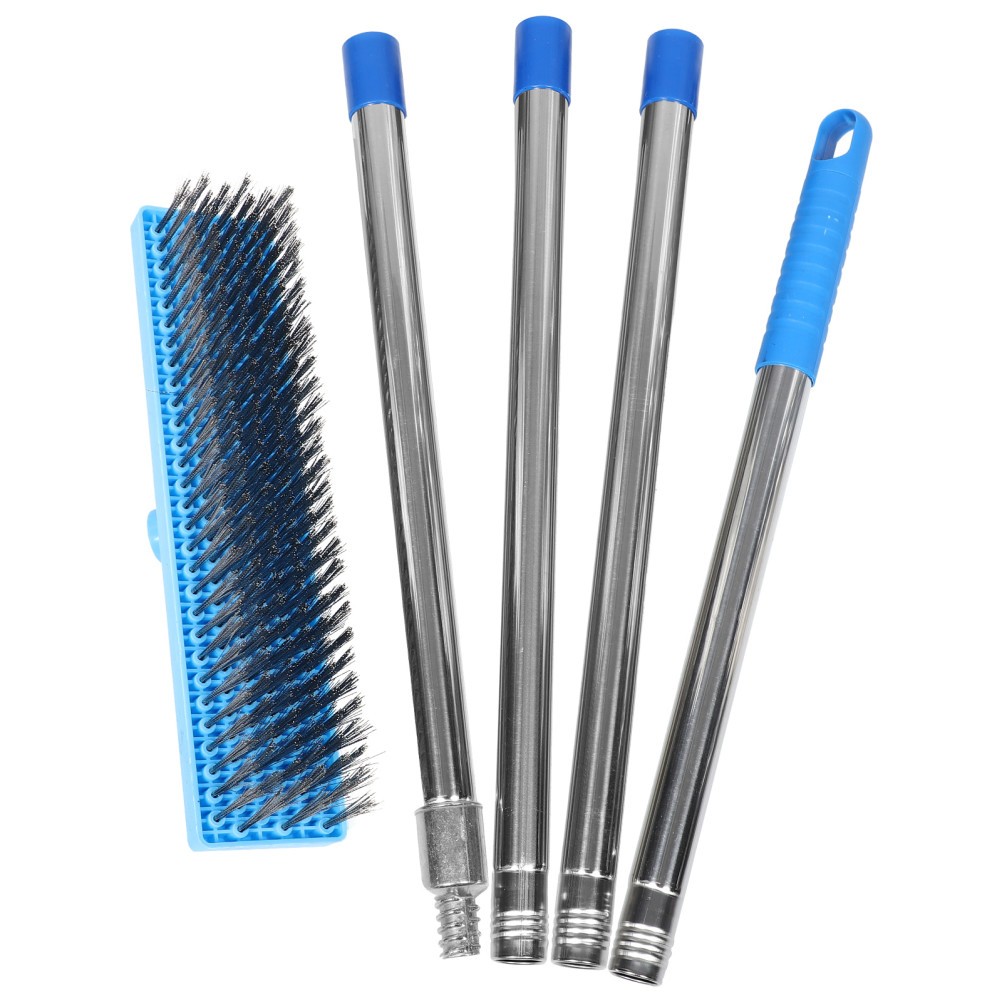 Floor Scrubbing Cleaning Brush Tile Scrubber with Handle Bathroom for Shower