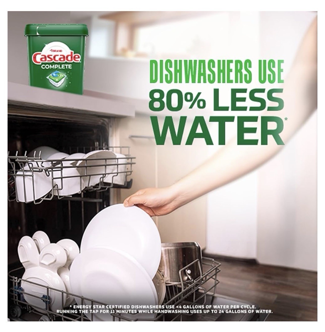 Cascade Fresh Scented Actionpacs Dishwasher Detergent – 78 Count