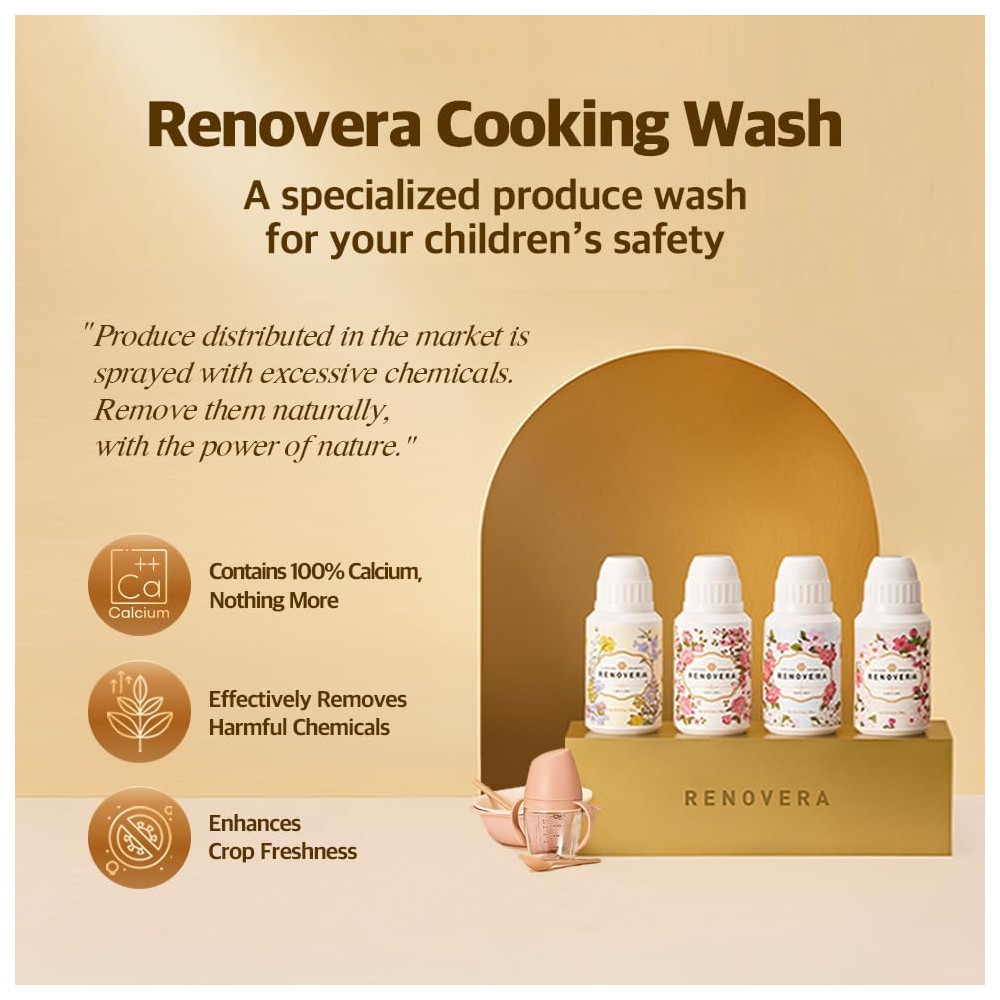 RENOVEA (Viola Tricolor) Fruit & Vegetable Wash 150g (5.3oz) Single Ingredient