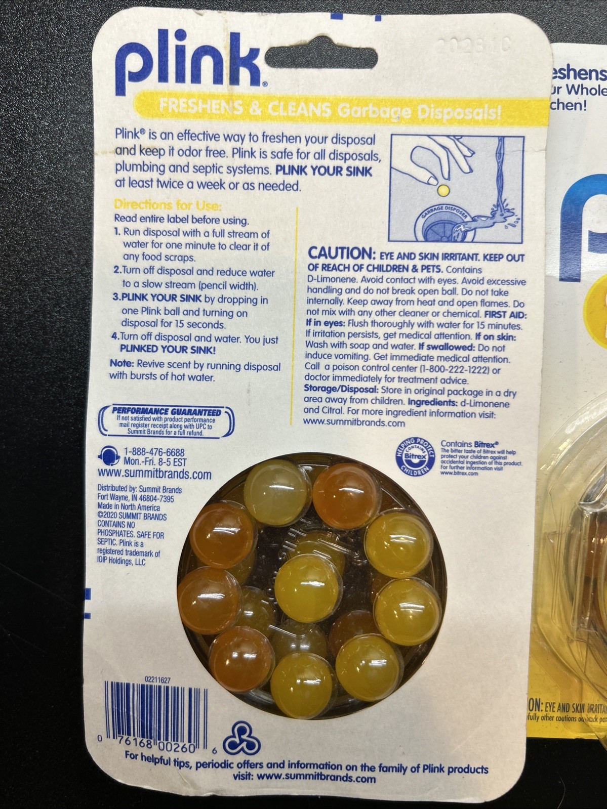 Plink Garbage Disposal Freshener and Cleaner Sink Odor Eliminator 40 Count