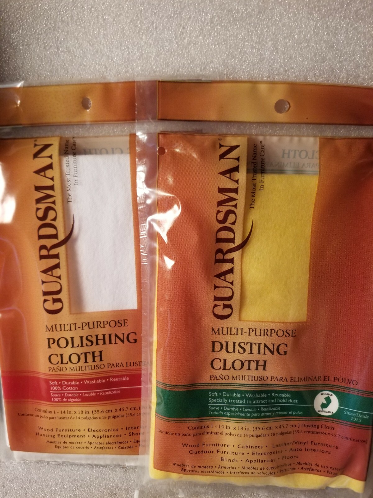 Guardsman Fine Furniture Care Kit NIB Polish, Spot Remover, Leather Cleaner NEW