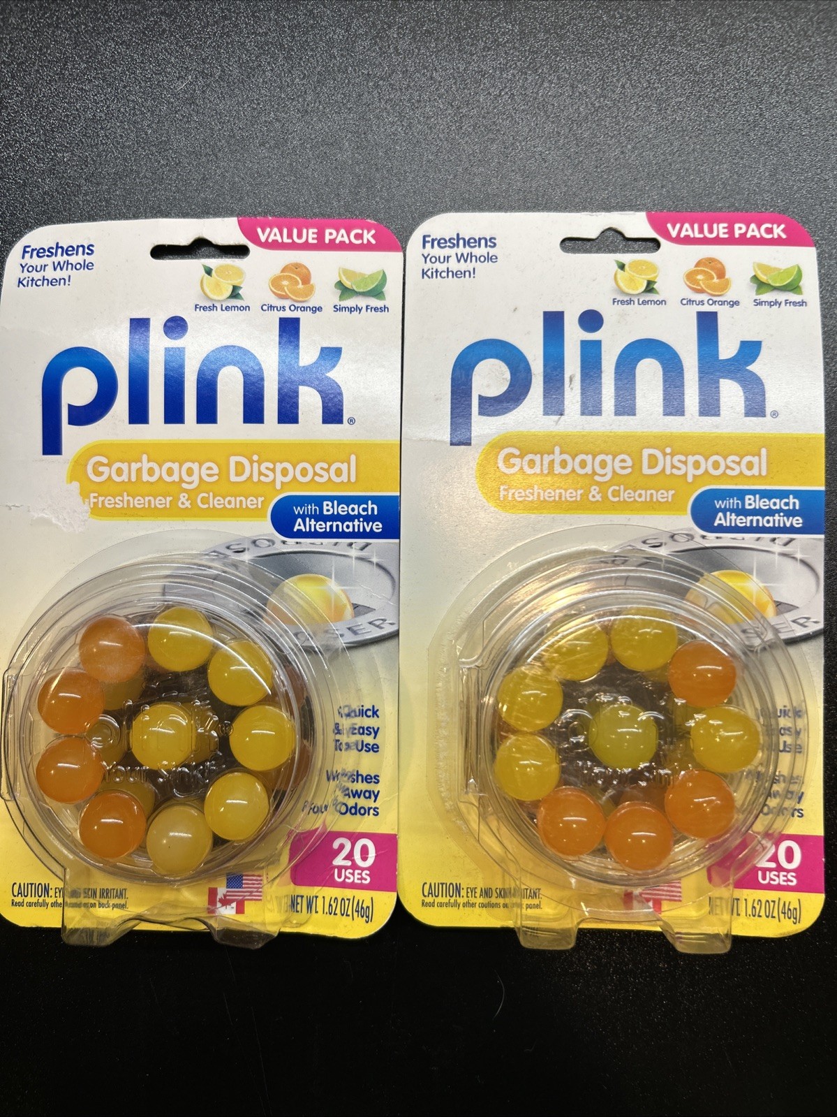 Plink Garbage Disposal Freshener and Cleaner Sink Odor Eliminator 40 Count