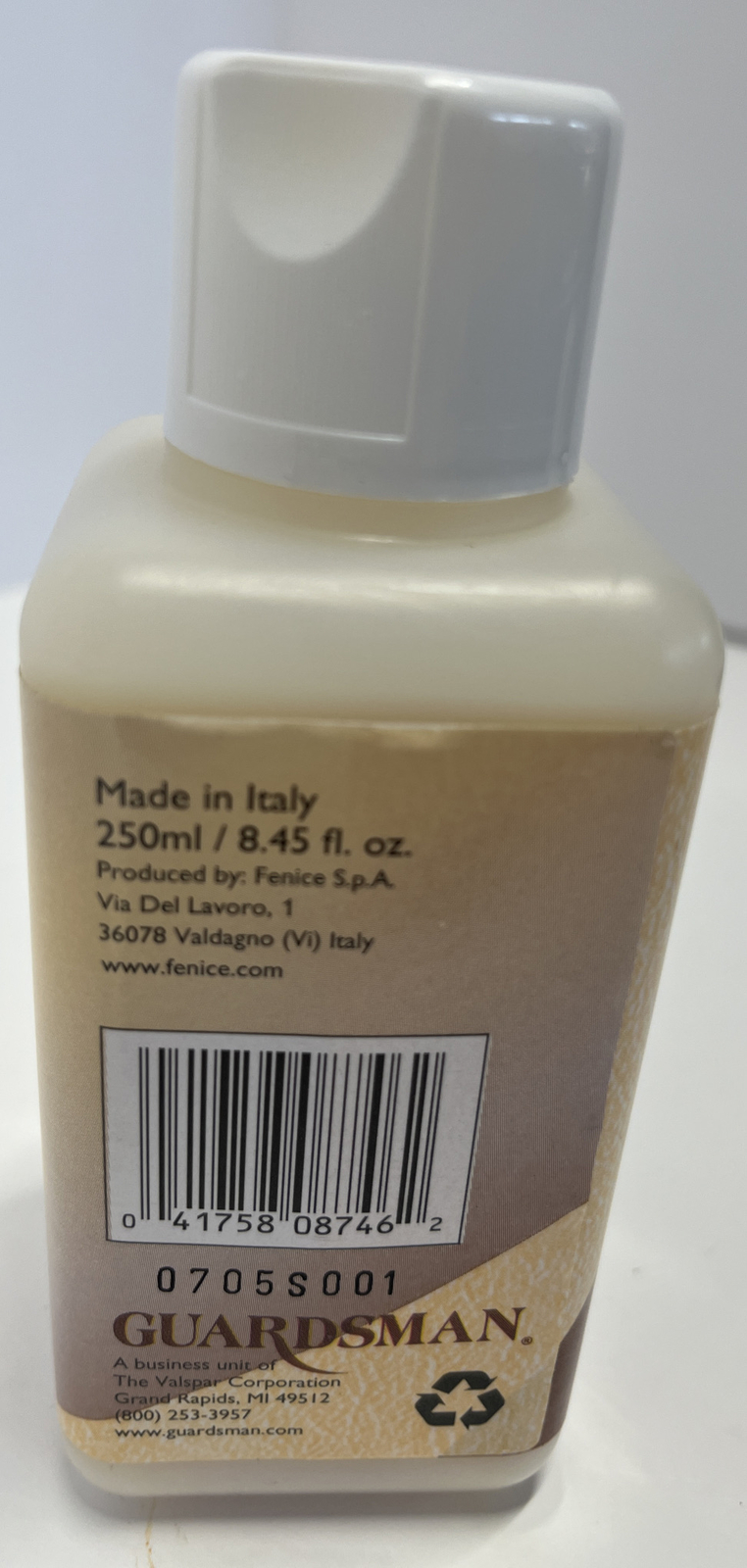 Guardsman Leather Protector 250ml 8.45 fl oz Maintaince Cream Made In Italy New