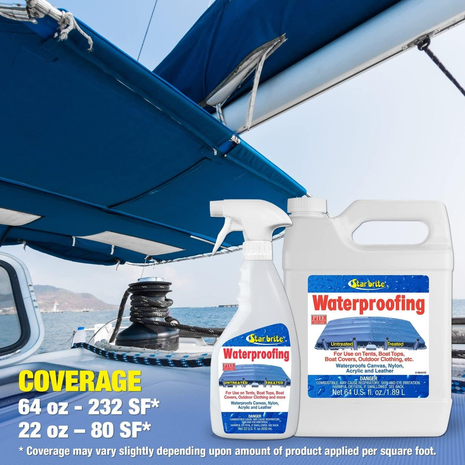 Waterproofing Spray & Gear AID Seam Grip FC Sealant Bundle 66 Oz