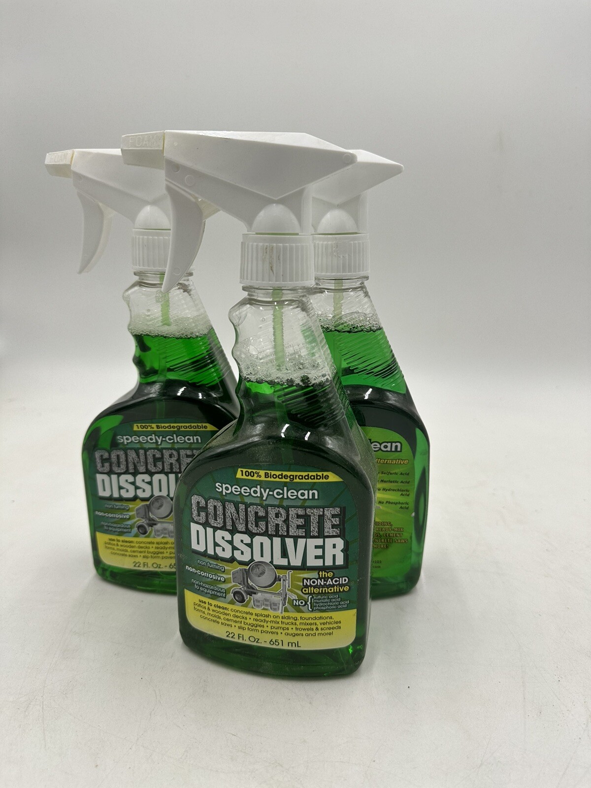 Speedy Clean Concrete Dissolver Non Corrosive Non Fuming Biodegradable 3 Total