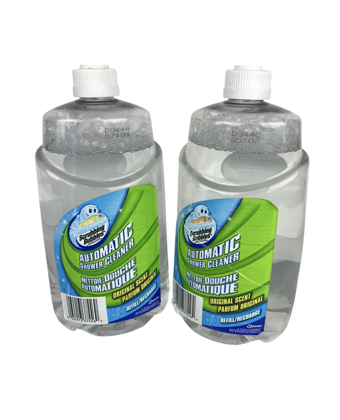 Scrubbing Bubbles Automatic Shower Cleaner Sprayer Kit 2 Refill Bottles READ