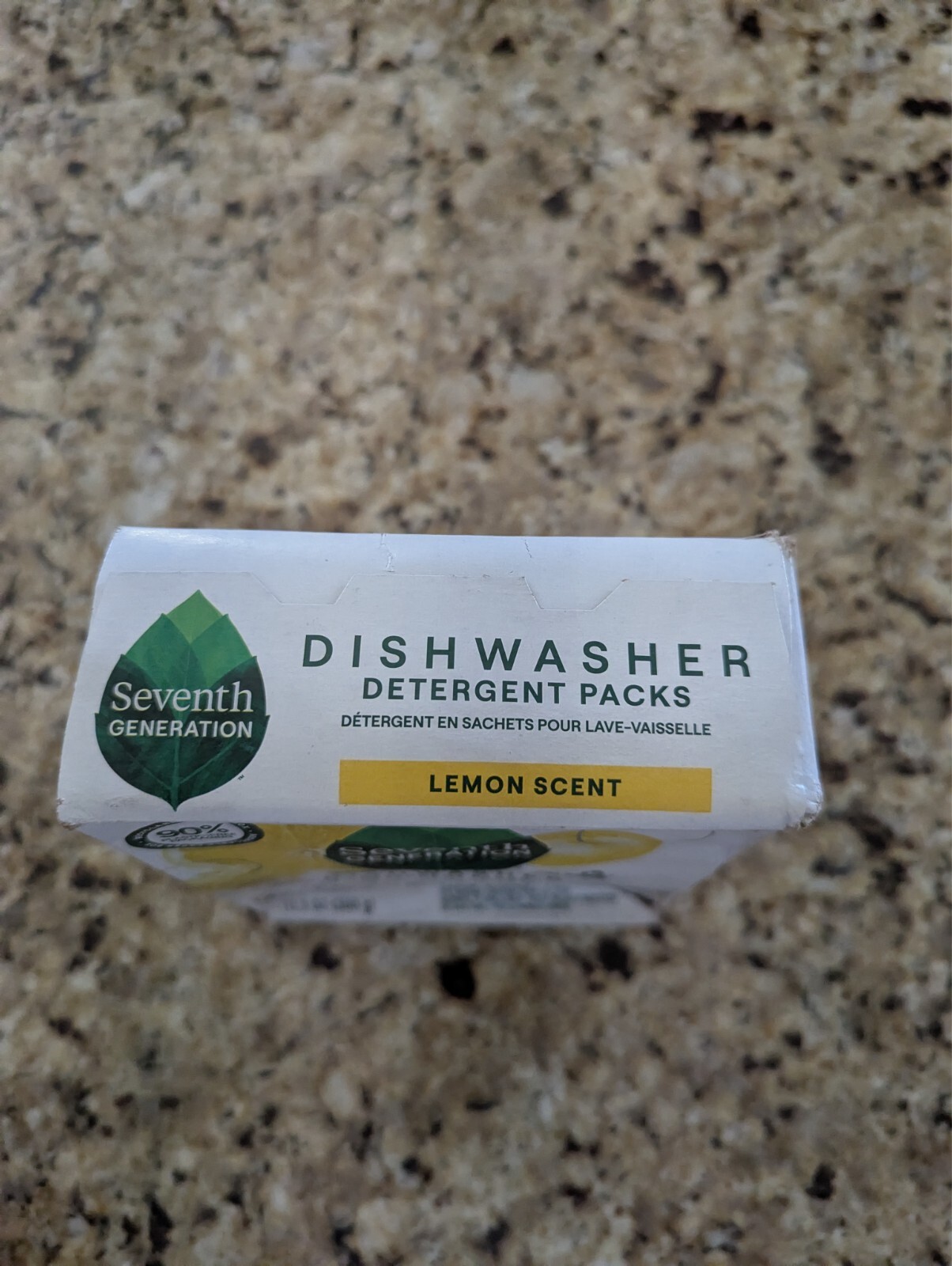 Dishwasher Detergent Packs, Lemon Scent, 20 Packs, 10.5 oz (300 g) Box Wear