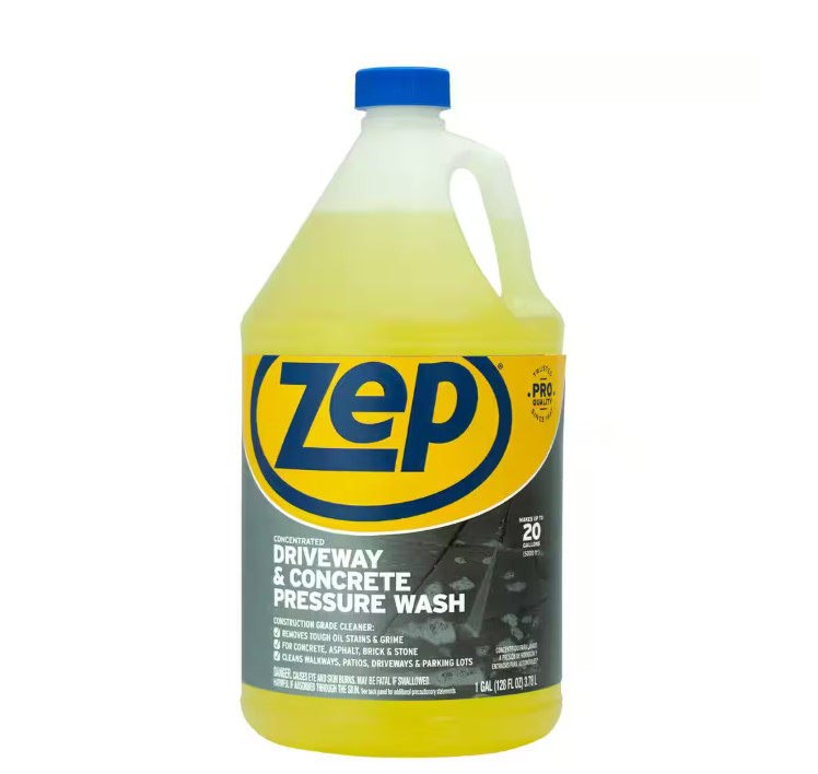 Zep Driveway and Concrete Pressure Wash Cleaner Concentrate 1 PACK #ZUBMC128