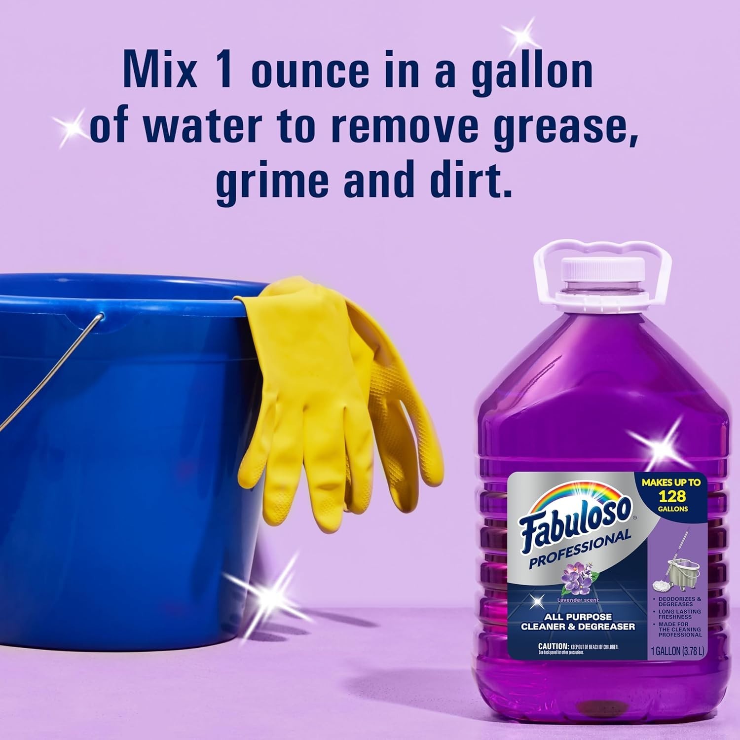 Lavender All-Purpose Cleaner & Degreaser – Residue-Free 128 Fl Oz Solution