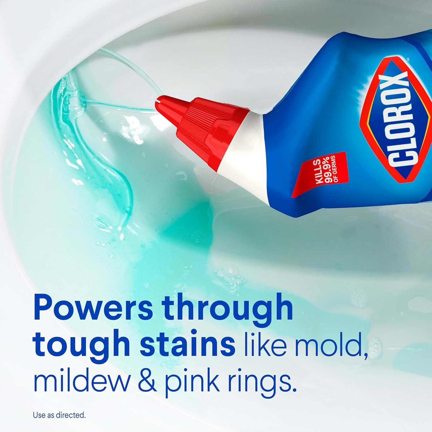 Toilet Bowl Cleaner Clinging Bleach Gel, Kills 99.9% of Bacteria and Viruses, Oc