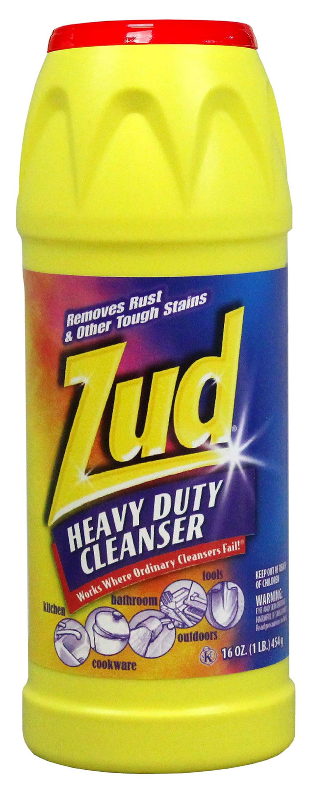 Zud Heavy Duty Cleanser Powder 16 Ounce Removes Rust Safe for Modern Surfaces