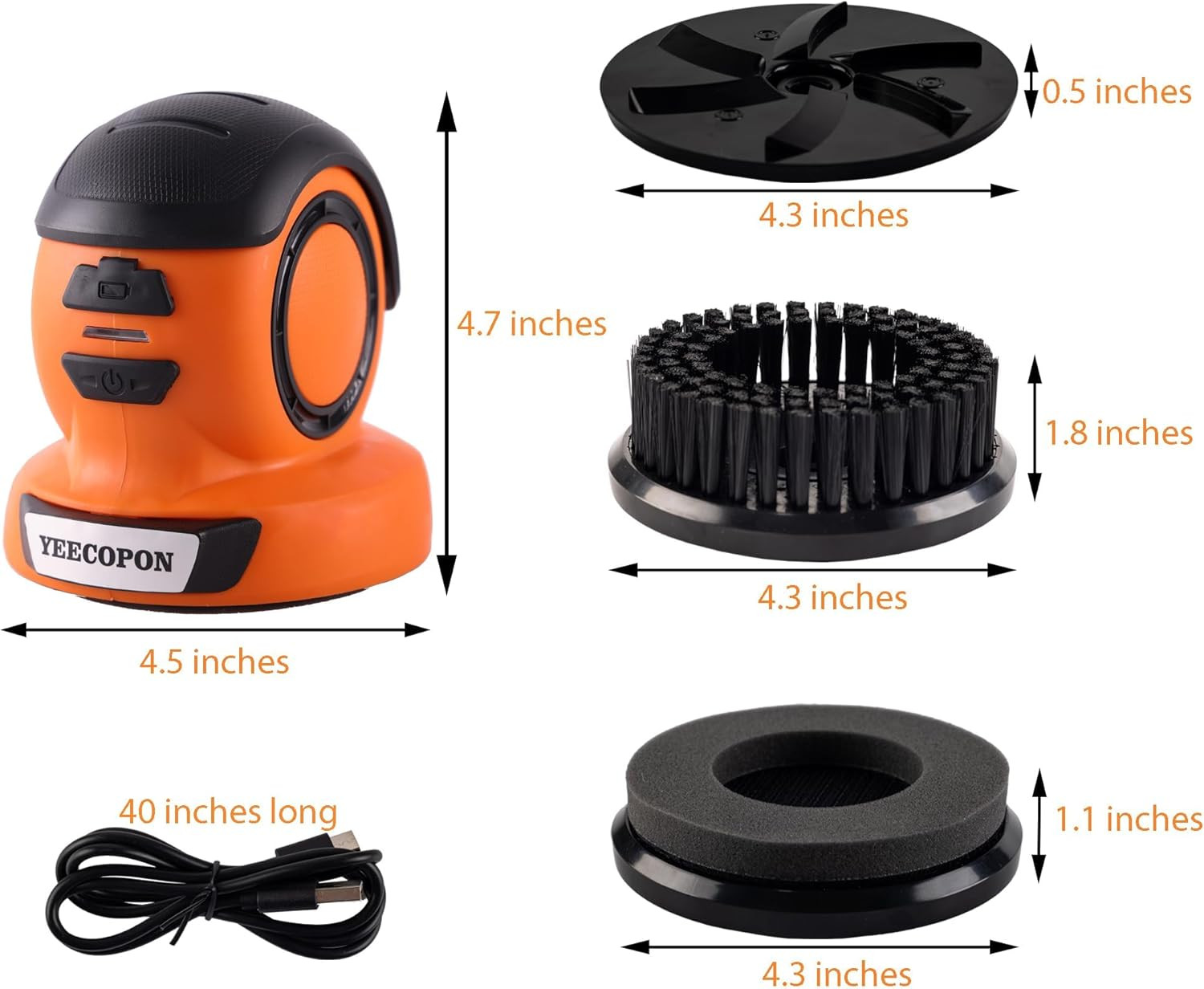 3-In-1 Electric Ice Scraper for Cars & Home – Cordless Handheld Defroster