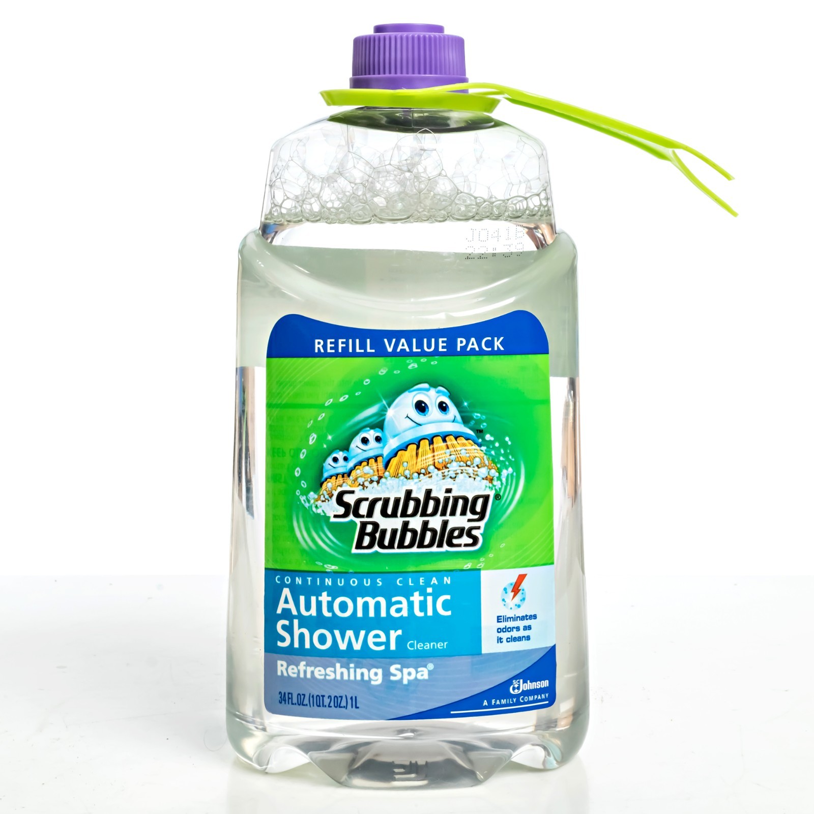 Scrubbing Bubbles Automatic Shower Cleaner Refill Glade Refreshing Spa 34 fl oz