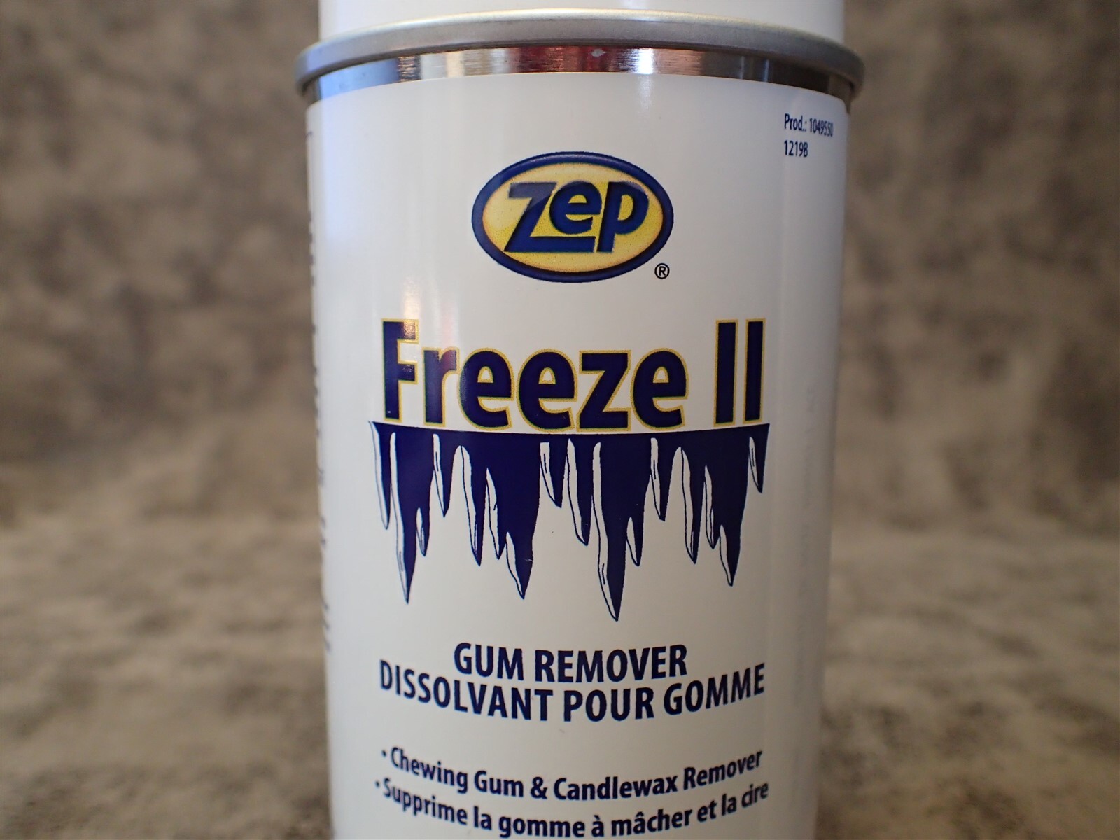 NEW (Lot of 2) ZEP Freeze II Gum Removal Freezing spray 6oz Cans Gum Remover