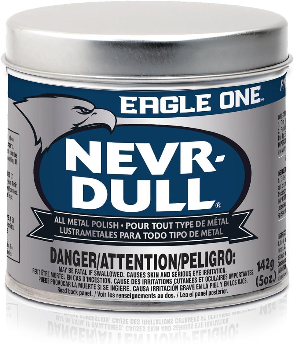 Eagle One Nevr Dull All Metal Wadding Polish 5 Oz Auto Chrome Aluminum Shine