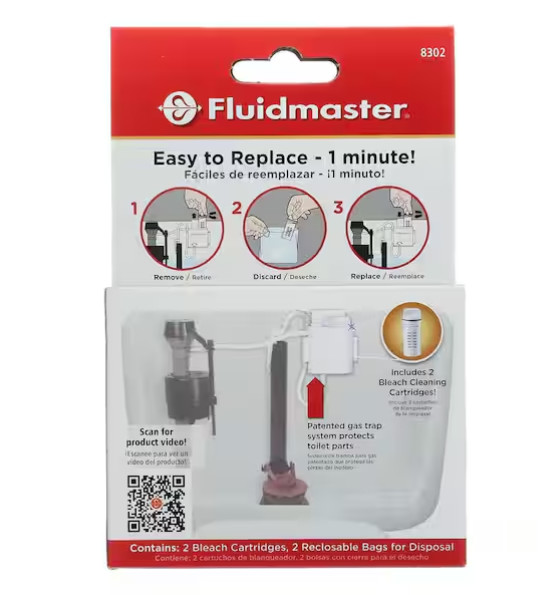 Flush ‘n Sparkle Automatic Toilet Cleaning System Bleach Refills (2-Pack)