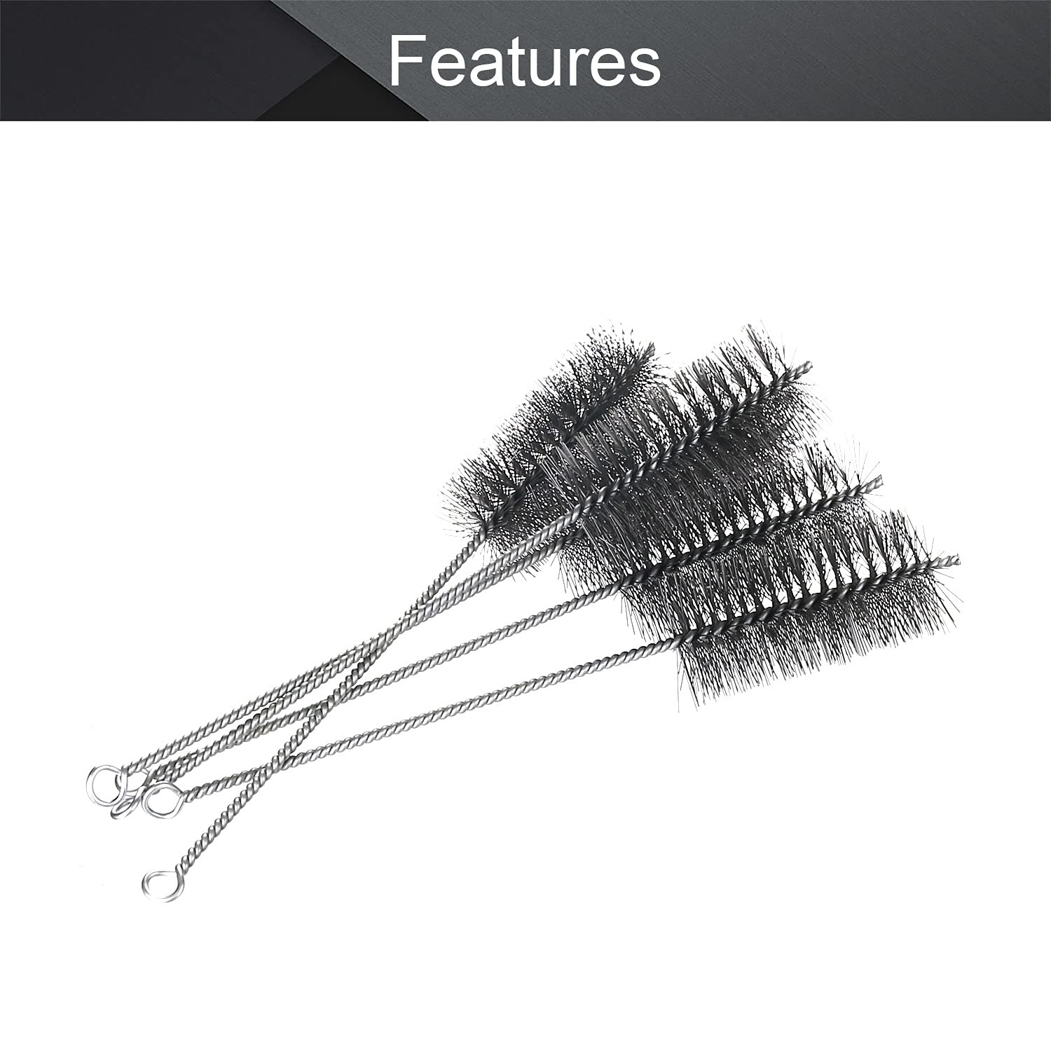 Steel Wire Cleaning Brush – Spiral Power Brush, 2.0-inch Diameter 12-inch Len…