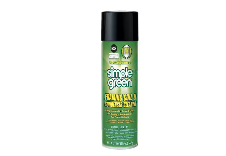 20 Oz. Foaming Coil Cleaner Aerosol HVAC AC Evaporator Condenser Cleaner Spray