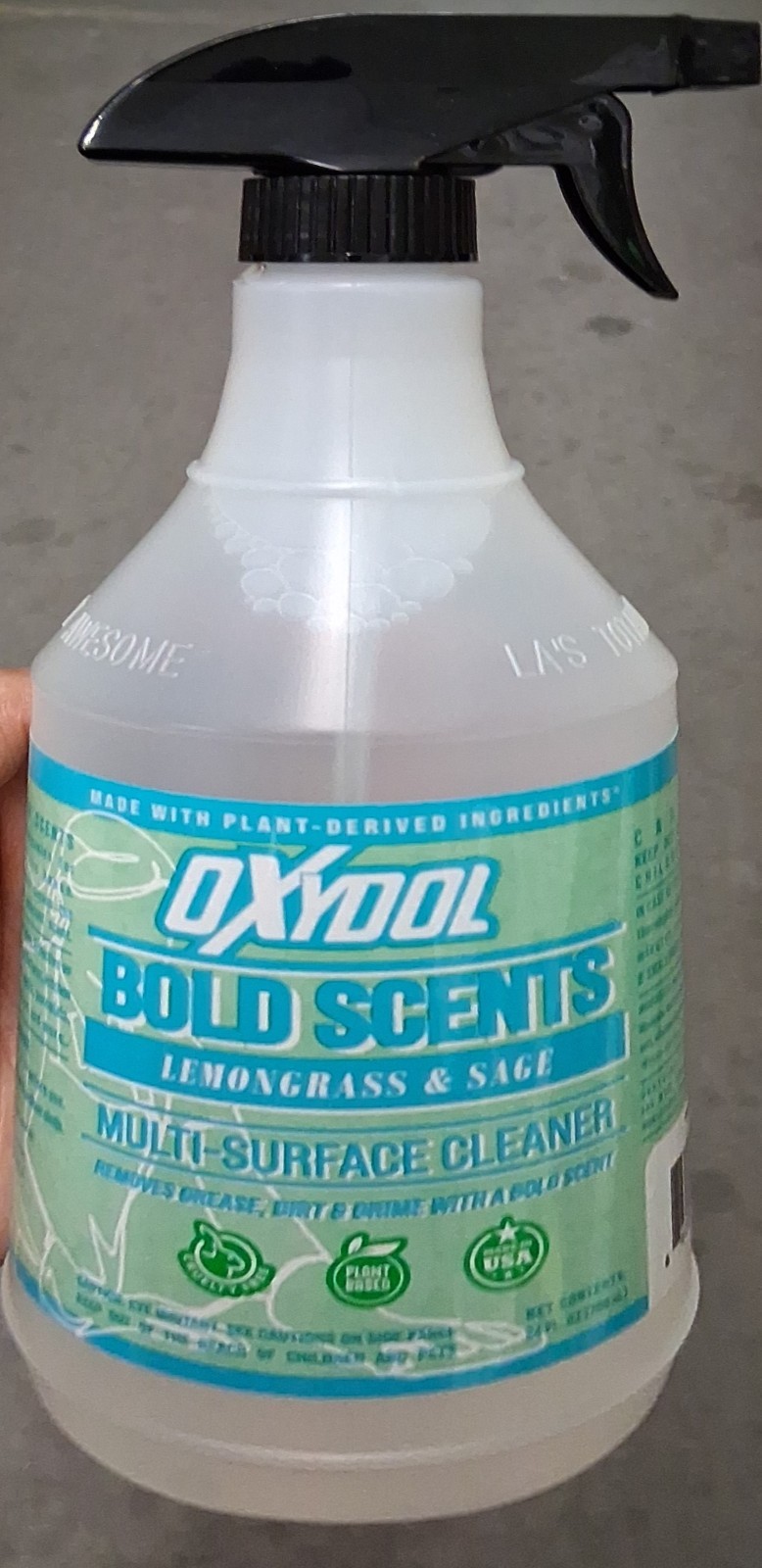 Oxydol Multi-Surface Cleaner Spray Lemongrass & Sage Plant-Based Cruelty Free