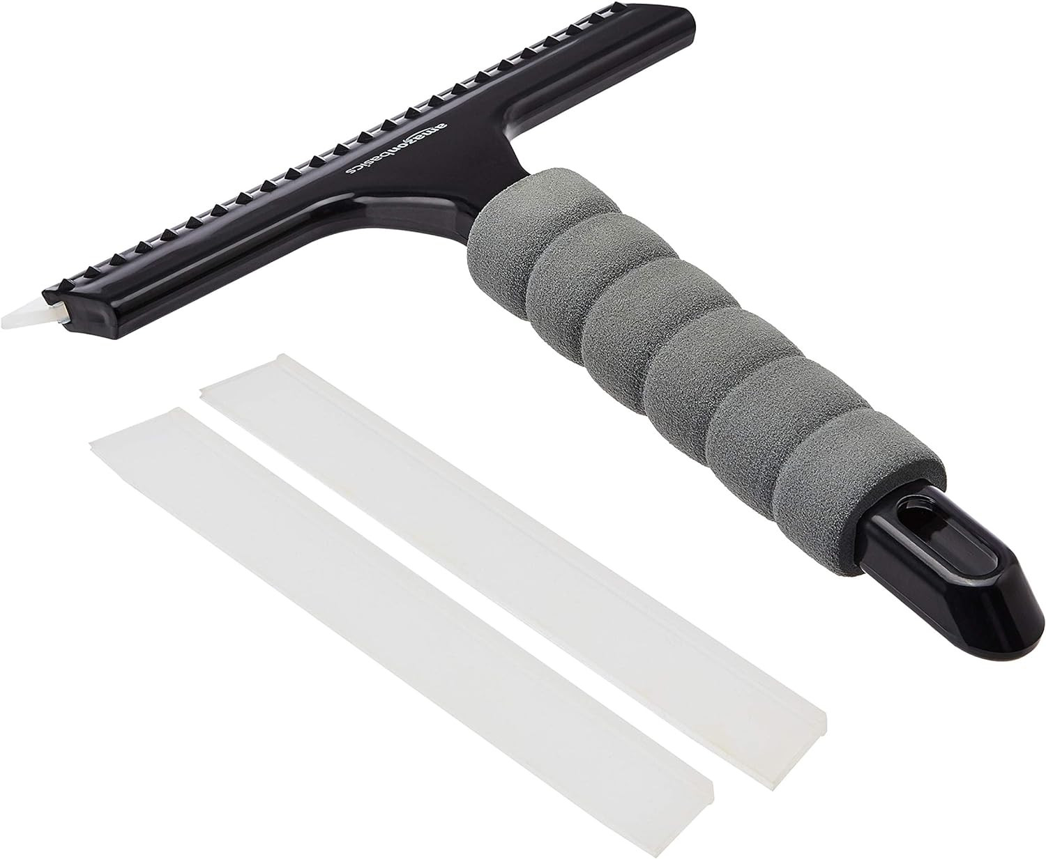 Amazon Basics All-Purpose Window Squeegee with Handle for Car Windshield, Shower
