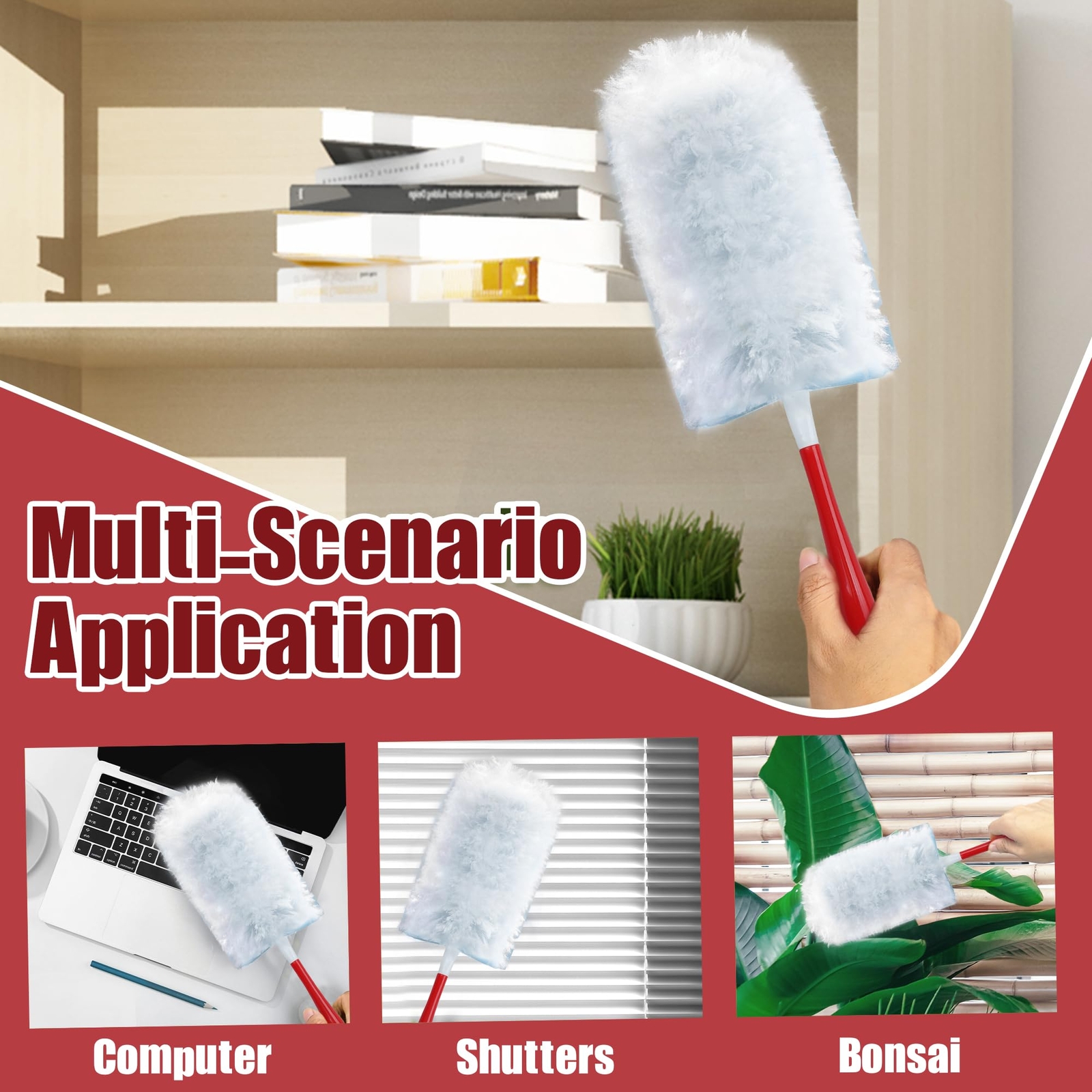 Duster Refills 30 Counts For Swiffer 4x Heavy Duty Microfibers 360 Degree Dustin